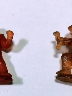 ของสะสม ตุ๊กตุ่น 1 นิ้ว แถมขนม ชุด สตรีทไฟท์เตอร์ 2 ตัว : ริว ,เคน Street Fighter toys: Ryu,Ken