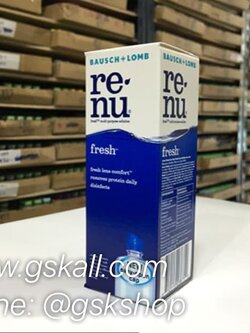 น้ำยาล้างคอนแทคเลนส์ Renu