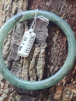 JB6711141 หยก พม่า แท้ Jade กำไลหยก 58.1 มม. (Jadeite bracelet) พม่า (Myanmar)