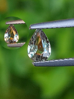 พลอย อเล็กซานไดร์ (Natural Alexandrite Chrysoberyl) 0.49 กะรัต (Cts.) ดิบ (Unheated) พร้อมใบเซอร์ พลอยแท้ อัญมณีมงคลประจําวันเกิด เครื่องประดับพลอย