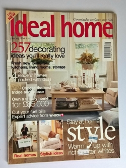 ขายนิตยสารเก่า บ้านและตกแต่ง IDEAL HOME January 1999,committed to excellence since 1920,275 decorating ideas you'll really love,fresh new loooks for kitchens,living rooms,storages, 4 readers'homes packed with ideas,choose the best fridge and fre