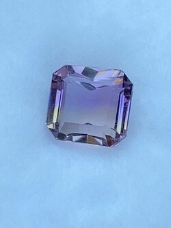 พลอย อเมทริน Natural Ametrine 3.60 กะรัต (Cts.)พลอยแท้ อัญมณีมงคลประจําวันเกิด เครื่องประดับพลอย