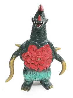 ซอฟ 6.5 นิ้ว สัตว์ประหลาด อาสโตรมองค์ จาก อุลตร้าแมนทาโร่ BANDAI 1989 CHINA รุ่นมือสีทอง สภาพดี มีรอยสีถลอกบ้าง