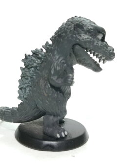 ก๊อตซิลล่าหัวโต งานToho ยางตัน ขนาดตามรูป ไม่หักไม่กาว มีฐานครบ สภาพดีมีรอยบ้าง ไม่พบบ่อย