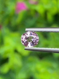 พลอย ชมพู พิ้ง แซฟไฟร์ Pink Sapphire 0.53 กะรัต (Cts.) พลอยแท้ อัญมณีมงคลประจําวันเกิด เครื่องประดับพลอย