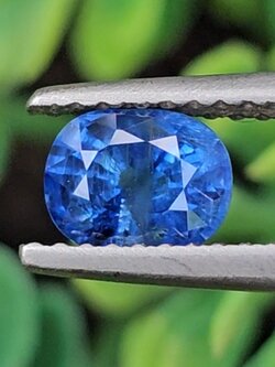 พลอย ไพลิน (Blue Sapphire) 1.04 กะรัต (Cts.) พลอยแท้ อัญมณีมงคลประจําวันเกิด เครื่องประดับพลอย