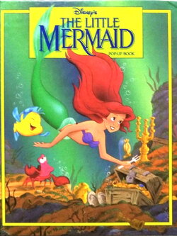 หนังสือนิทานฉบับภาษาอังกฤษปกแข็ง *** มีตำหนิ ตามภาพ - ป๊อบอัพ เดอะลิตเติ้ลเมอเมด แอเรี่ยล, The Little Mermaid Pop Up book, Ariel