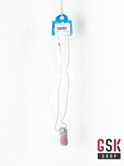 สร้อยคอเงิน+จี้เหล็กใหญ่