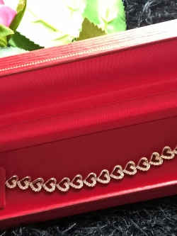 สร้อยข้อมืองาน Costume Jewelry เพชร CZ รุ่น Endless Heart แบรนด์ Shali