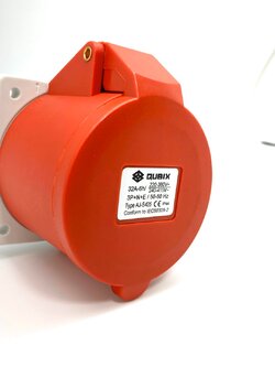 ปลั๊กตัวเมียฝัง (3P+N+E) 32A 400V IP44