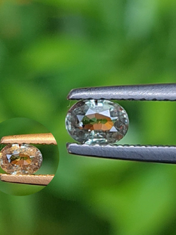 พลอย อเล็กซานไดร์ (Natural Alexandrite Chrysoberyl) 0.30 กะรัต (Cts.) ดิบ (Unheated) พร้อมใบเซอร์ พลอยแท้ อัญมณีมงคลประจําวันเกิด เครื่องประดับพลอย