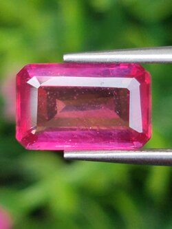 พลอย ทับทิม Ruby sapphire 4.50 กะรัต (Cts.) พลอยแท้ อัญมณีมงคลประจําวันเกิด เครื่องประดับพลอย