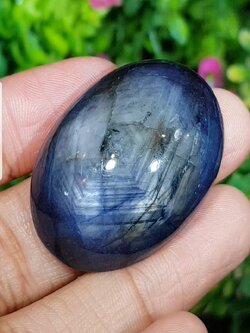 พลอย ไพลิน สตาร์ แซฟไฟร์ Blue Star Sapphire 120.02 กะรัต (Cts.) พลอยแท้ อัญมณีมงคลประจําวันเกิด เครื่องประดับพลอย