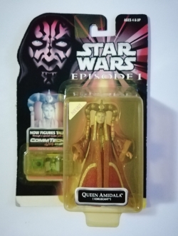 ของสะสมงานเก่า จากภาพยนต์ สตาร์วอร์ เอปพิโสด1, Star Wars Episode1 "Queen Amidala-อมิดาลา" งานแท้จาก Tomy, แพ็กเกจเก่าตามภาพ