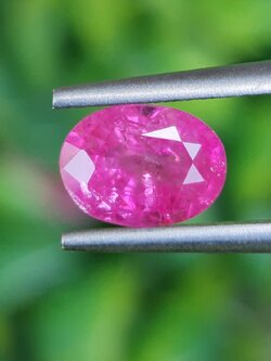 พลอย ชมพู พิ้ง แซฟไฟร์ Pink Sapphire 1.15 กะรัต (Cts.) พลอยแท้ อัญมณีมงคลประจําวันเกิด เครื่องประดับพลอย