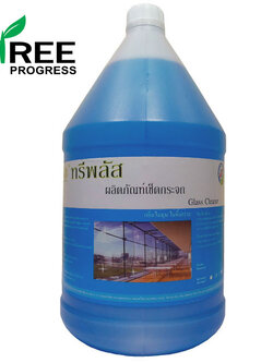 น้ำยาเช็ดกระจก สูตรเหลว ทรีพลัส 3.8