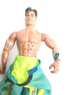 ตุ๊กตาผู้ชาย จาก แมทเทล แม๊ก สตีล Max Steel บอดี้ข้อต่อ พร้อมชุด ขนาด 12 นิ้ว ไม่เช็คระบบแบตเตอรี่