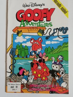 มีหลายภาพ, หนังสือการ์ตูนเก่าจากเว้าดิสนีย์ Nation Comic Goofy Adventures ฉบับที่ 99