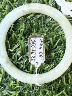 JB6711085 หยก พม่า แท้ Jade กำไลหยก (Jadeite bracelet) พม่า (Myanmar) 50.3 มม.