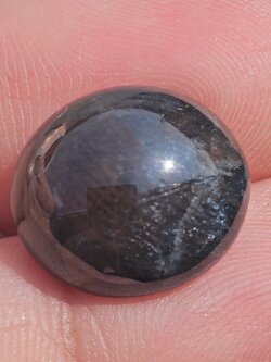 พลอย แบล็ค สตาร์ แซฟไฟร์ Black Star Sapphire 17.85 กะรัต (Cts.) ดิบ Unheated พลอยแท้ อัญมณีมงคลประจําวันเกิด เครื่องประดับพลอย