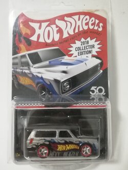 Hotwheel 2018 Collection Edition 70 Chevy Blazer รถเหล็ก ฉลองครบรอบ 50 ปี Hotwheels ,Hottestmeta; cars in the World