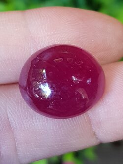 พลอย ทับทิม (Ruby Sapphire) 31.00 กะรัต (Cts.) พลอยแท้ อัญมณีมงคลประจําวันเกิด เครื่องประดับพลอย