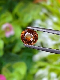 พลอย เพทาย (Zircon) 1.45 กะรัต (Cts.) พลอยแท้ อัญมณีมงคลประจําวันเกิด เครื่องประดับพลอย