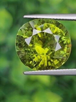 พลอย ทัวร์มาลีน Tourmaline 13.77 กะรัต (Cts.) พลอยแท้อัญมณีมงคล ประจําวันเกิด เครื่องประดับพลอย