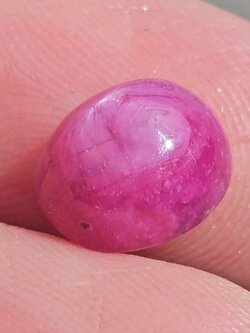 พลอย ทับทิม สตาร์ แซฟไฟร์ Ruby Star Sapphire 4.51 กะรัต (Cts.) พลอยแท้ อัญมณีมงคลประจําวันเกิด เครื่องประดับพลอย