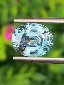 พลอย เพทาย Natural Zircon 5.16 กะรัต (Cts.) พลอยแท้อัญมณีมงคล ประจําวันเกิด เครื่องประดับพลอย