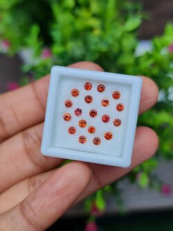 พลอย ซองเจีย แซฟไฟร์ Songea Sapphire 19 เม็ด 1.60 กะรัต (Cts.) พลอยแท้ อัญมณีมงคลประจําวันเกิด เครื่องประดับพลอย