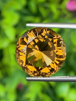 พลอย ซิทริน Citrine 10.22 กะรัต (Cts.) พลอยแท้ อัญมณีมงคลประจําวันเกิด เครื่องประดับพลอย