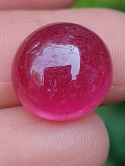 พลอย ทับทิม (Ruby Sapphire) 15.24 กะรัต (Cts.) พลอยแท้ อัญมณีมงคลประจําวันเกิด เครื่องประดับพลอย