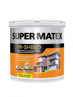 ซุปเปอร์เมเทค สีน้ำอะคริลิกชนิดกึ่งเงา สําหรับภายนอกและภายใน