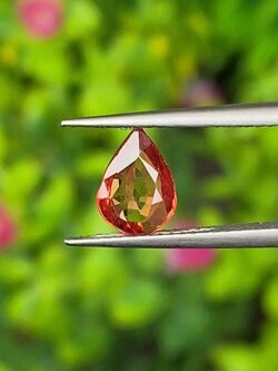 พลอย บุษราคัม Yellow Sapphire 0.99 กะรัต (Cts.) พลอยแท้ อัญมณีมงคลประจําวันเกิด เครื่องประดับพลอย