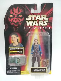 ชุด AFC แพคแดง PADME NABERRIE จากภาพยนตร์ STAR WARS EP.1 แพคสภาพดี ยังไม่แกะ ของครบ