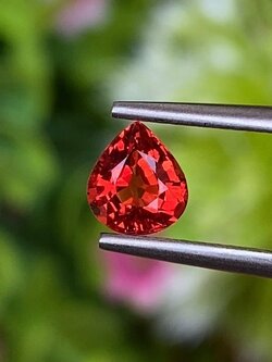 พลอย ทับทิม ซองเจีย Songea Ruby Sapphire 0.66 กะรัต (Cts.) พลอยแท้ อัญมณีมงคลประจําวันเกิด เครื่องประดับพลอย