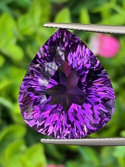 พลอย อเมทิส Amethyst 22.85 กะรัต (Cts.) พลอยแท้ อัญมณีมงคลประจําวันเกิด เครื่องประดับพลอย