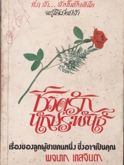 ขายนวนิยายเก่า "ชีวิตรักนักประพันธ์" ที่ว่ารัก...รักนั้นเป็นฉันใด จะรู้ได้เมื่อมีรัก,ใครเล่าจะเศร้าเท่าคนรักต้องจากกันและรักนั้นไม่มีวันได้กลับคืน เรื่องของลูกผู้ชายคนหนึ่งซึ่งอาจเป็นคุณ โดย พจนาถ เกสจินดา ปีที่พิมพ์ 2520