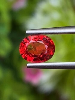 พลอย ทับทิม ซองเจีย Songea Ruby Sapphire 0.99 กะรัต (Cts.) พลอยแท้ อัญมณีมงคลประจําวันเกิด เครื่องประดับพลอย