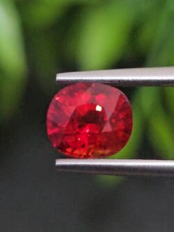 พลอย ทับทิม ซองเจีย Songea Ruby Sapphire 1.48 กะรัต (Cts.) พร้อมใบเซอร์ พลอยแท้ อัญมณีมงคลประจําวันเกิด เครื่องประดับพลอย