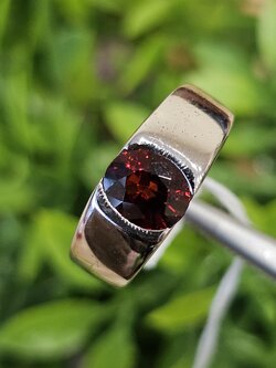 แหวน พลอย การ์เน็ต (Size) 55 Garnet Ring