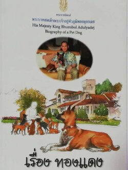 หนังสือเก่า ****มีตำหนิ หน้าสุดท้ายติดปกหลัง พระราชนิพนธ์ พระบาทสมเด็จพระเจ้าอยู่หัวภูมิพลอดุลยเดช His Majesty King Bhumibol Adulyadej Biography of a Pet Dog เรื่อง ทองแดง ฉบับการ์ตูน พิมพ์ซ้ำครั้งที่ 2 พฤศจิกายน 2547 ผู้เขียนการ์ตูนประกอบพระราชนิพนธ์ : ช