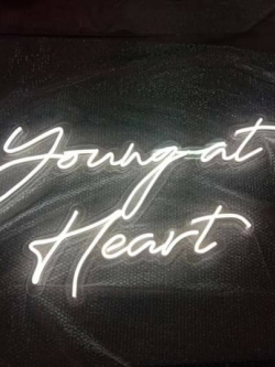 ป้ายไฟตัวอักษรติด - สีขาว