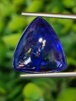 พลอย แทนซาไนท์ Tanzanite 20.60 กะรัต (Cts.) พลอยแท้ อัญมณีมงคลประจําวันเกิด เครื่องประดับพลอย