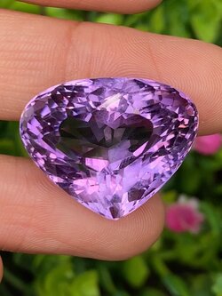 พลอย อเมทิส Amethyst 36.72 กะรัต (Cts.) พลอยแท้ อัญมณีมงคลประจําวันเกิด เครื่องประดับพลอย