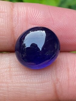พลอย ไพลิน Blue Sapphire 11.15 กะรัต (Cts.) พลอยแท้ อัญมณีมงคลประจําวันเกิด เครื่องประดับพลอย