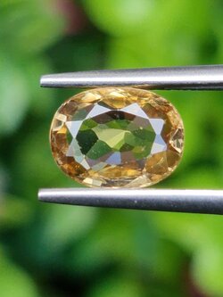 พลอย เพทาย Natural Zircon 2.53 กะรัต (Cts.) พลอยแท้อัญมณีมงคล ประจําวันเกิด เครื่องประดับพลอย
