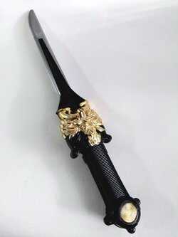 มือ2 มีรอยสีลอกบ้างตามภาพ **ไม่เช็คระบบไฟ ** ดาบของไเดอร์คาบูกิ Rider Kabuki จาก ภาพยนต์มาสค์ไรเดอร์ฮิบิกิ Masked Rider Hibiki the Movie