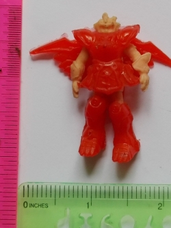 ของเล่น ย้อนยุค ของสะสมเรโทร " ตุ๊กตุ่น แอ๊นท์ 2" Ants ตุ๊กตุ่นพลาสติกสีส้มแดง ขยับปีกได้ 'ชุดเกราะ ชูราโตะ'